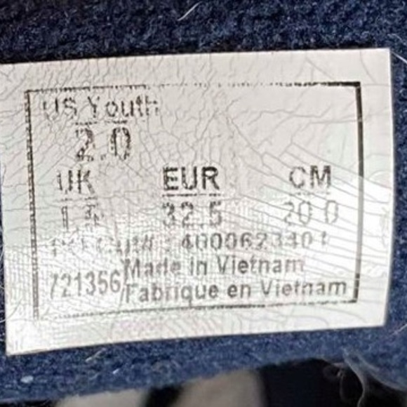 Classic Low Top Vans Youth Size 2Y - Picture 6 of 7